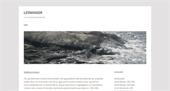 Desktop Screenshot of lesninger.net
